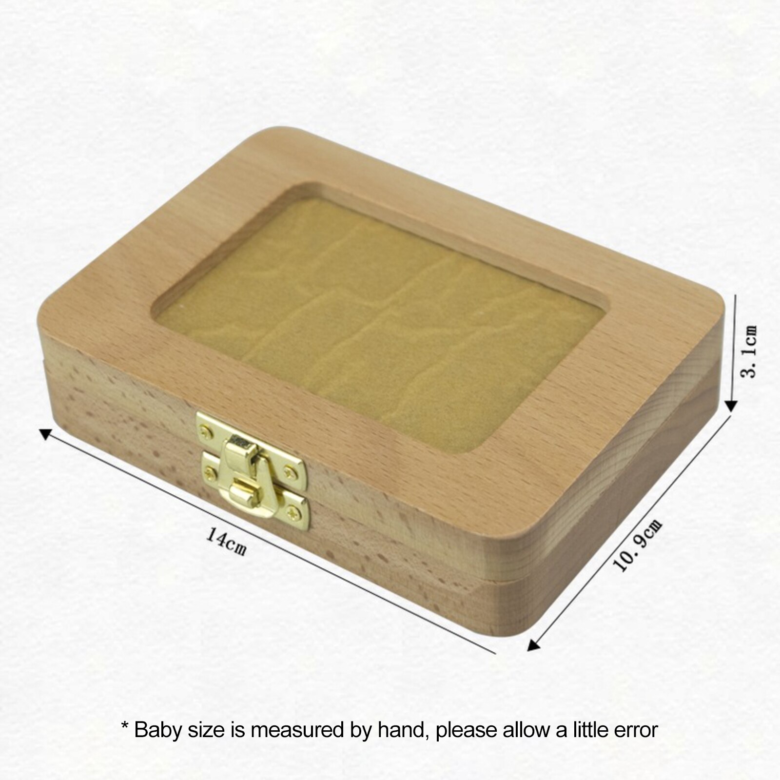 Baby Teeth Box Wooden Photo Frame Children Teeth Saver Tooth Fairy Box Keepsake Infant Umbilical Keep Collect Child Souvenir