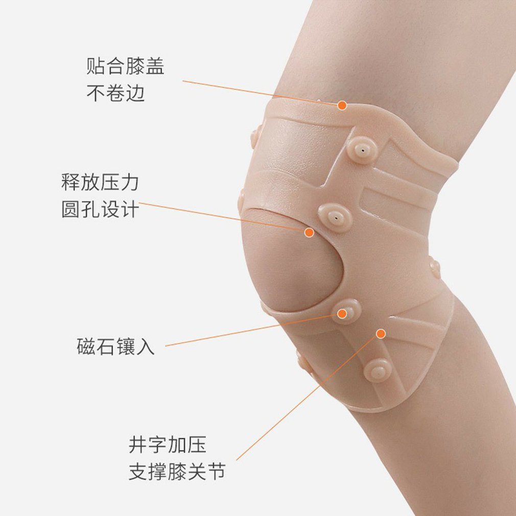 Knee Support Knee Boosters Knee Brace Sebs Knee Brace Support Men Women Magnet Protective Knee Massage Therapy Support Knee Pad