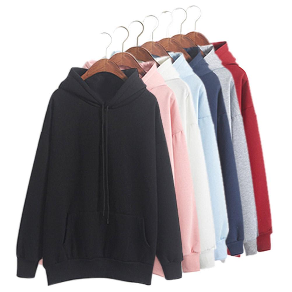 Fleece Sweatshirts Women Pink Women's Gown A Hood Hoodies Ladies Long Sleeve Casual Hooded Pullover Clothes Sweatshirt Hoodie