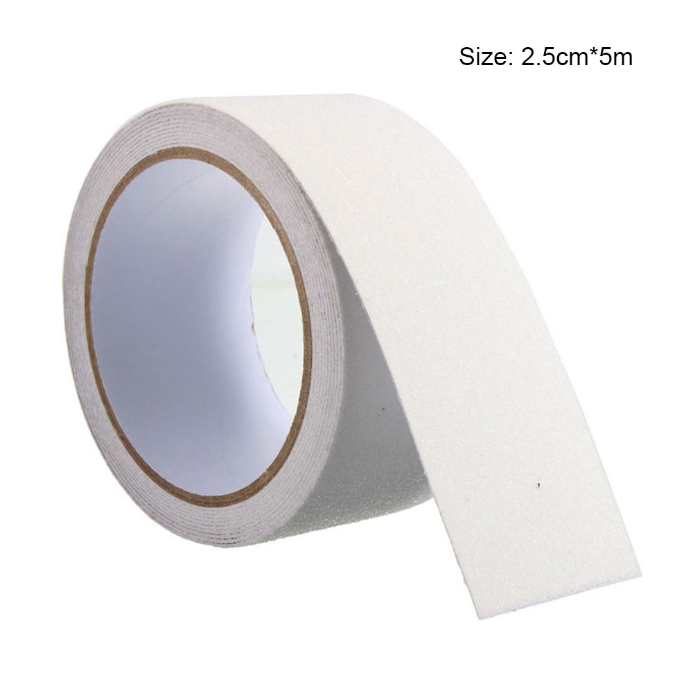 Frosted Oppervlak Anti Slip Tape Schurende Voor Trappen Loopvlak Stap Veiligheid Tape Veiligheid Antislip Anti Slip Tapes: WHITE