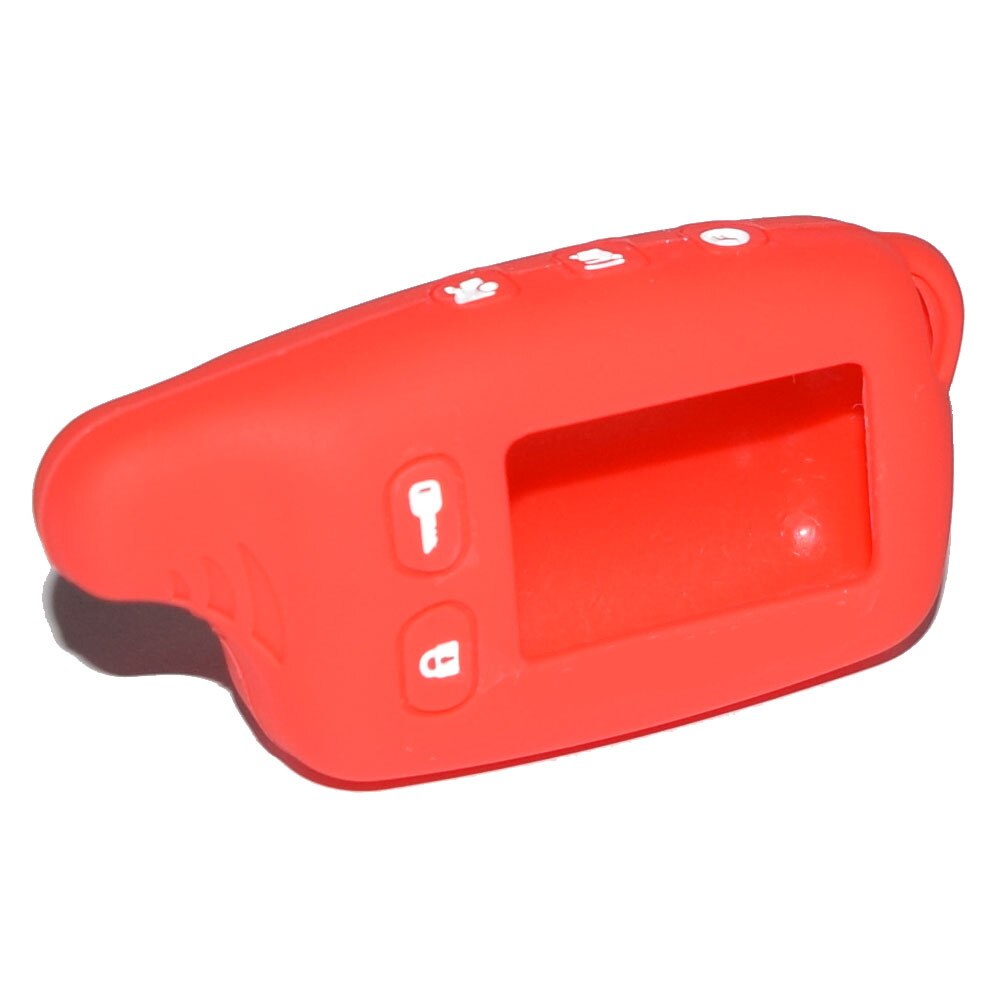 Silicone Car Key Case For Tomahawk TW 9010 9020 9030 9000 7010 Two Way Car Alarm LCD Remote Control Cover Keychain Protector Bag