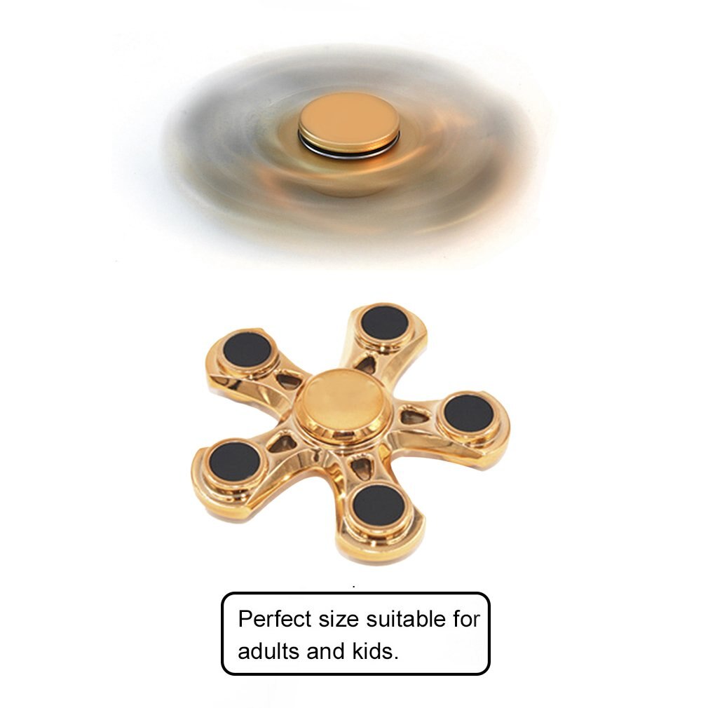 Hand Spinner Finger Dreh Spielzeug Kunststoff Spitze Für betonen Aus Autismus Linderung Drehung Interesse Druck Reduzierung Galvanik