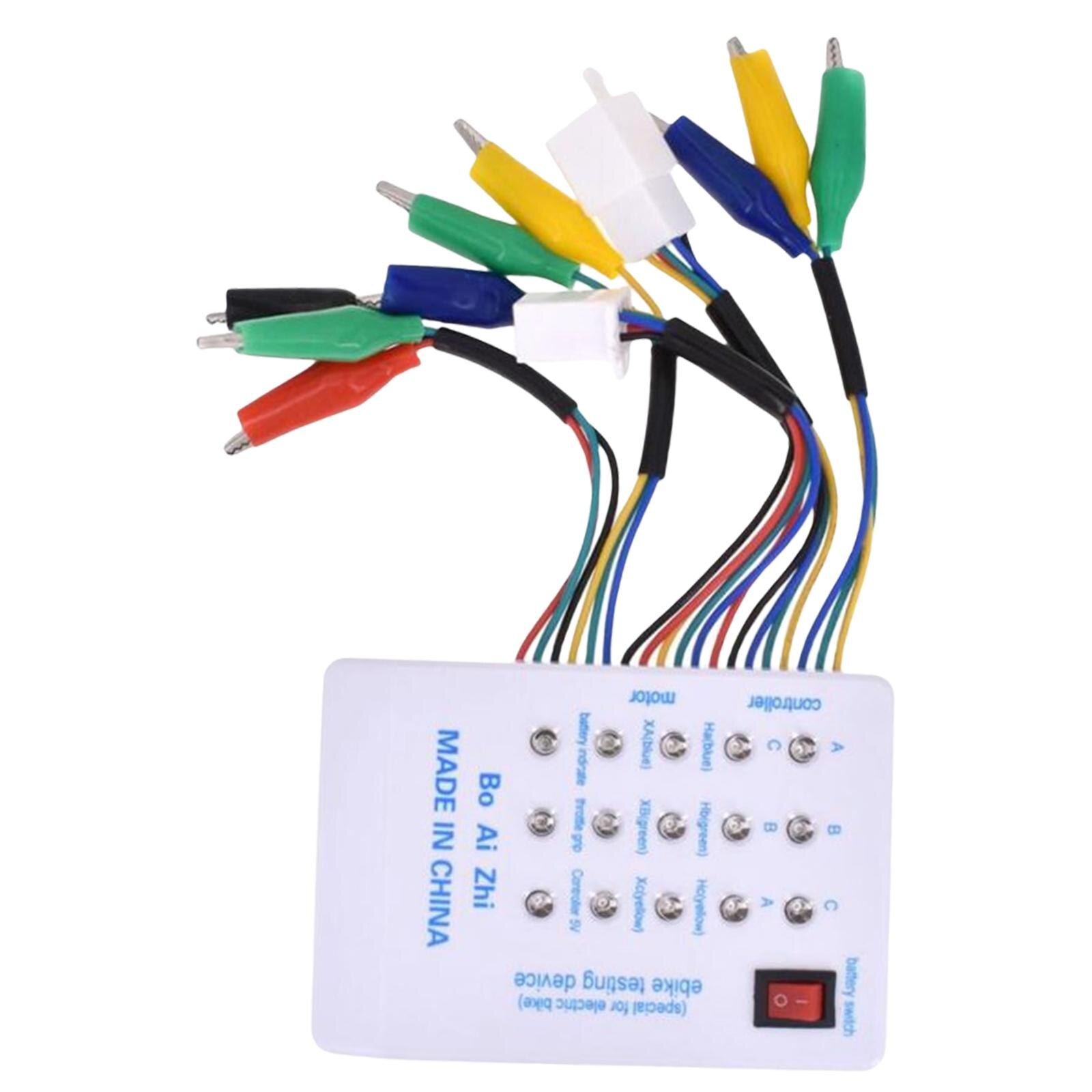 E-Bike Speed Controller Accurate 24V/36V/48V/60V/72V Tester for Electric Bicycle E-Bike Scooter Speed Control Accessories