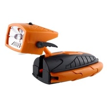 Novelty Deformable Mini Transformer Robot LED Flashlight Lamp Light Kids