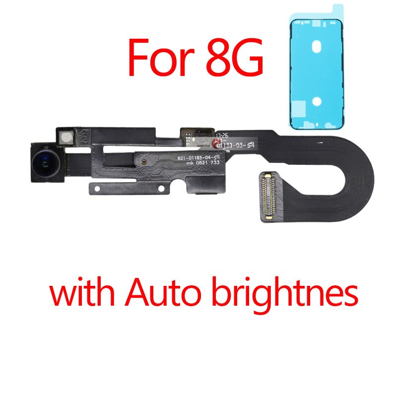 1pcs Proximity Sensor Light Flex Cable For iPhone 7 8 Plus 5.5 Front Camera with screws earpiece Assembly: 8G With  brightness