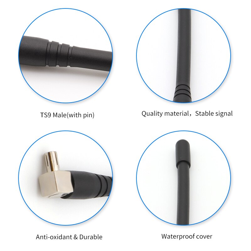 5dBi 4G LTE WIFI antenne TS9 routeur antennes pour Huawei E5573 E5372 E5377 E8372 790 785 antennes externes pour Huawei 2 pièces