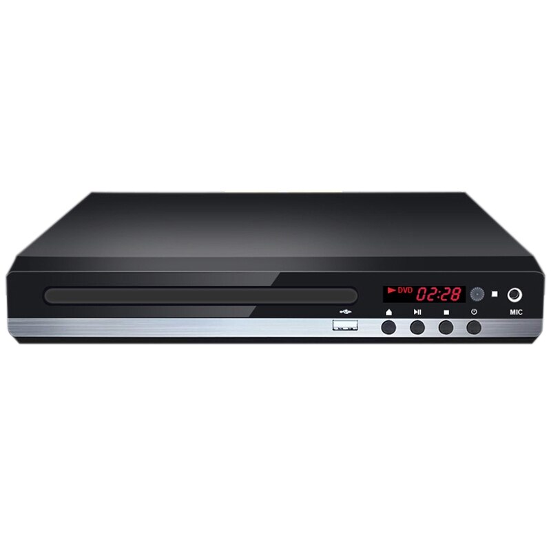 CHAUDE 229 Lecteur DVD 1080P Lecteur HD TV HDMI Lecteur avec Télécommande pour le Bureau À La Maison (Prise AMÉRICAINE): Default Title