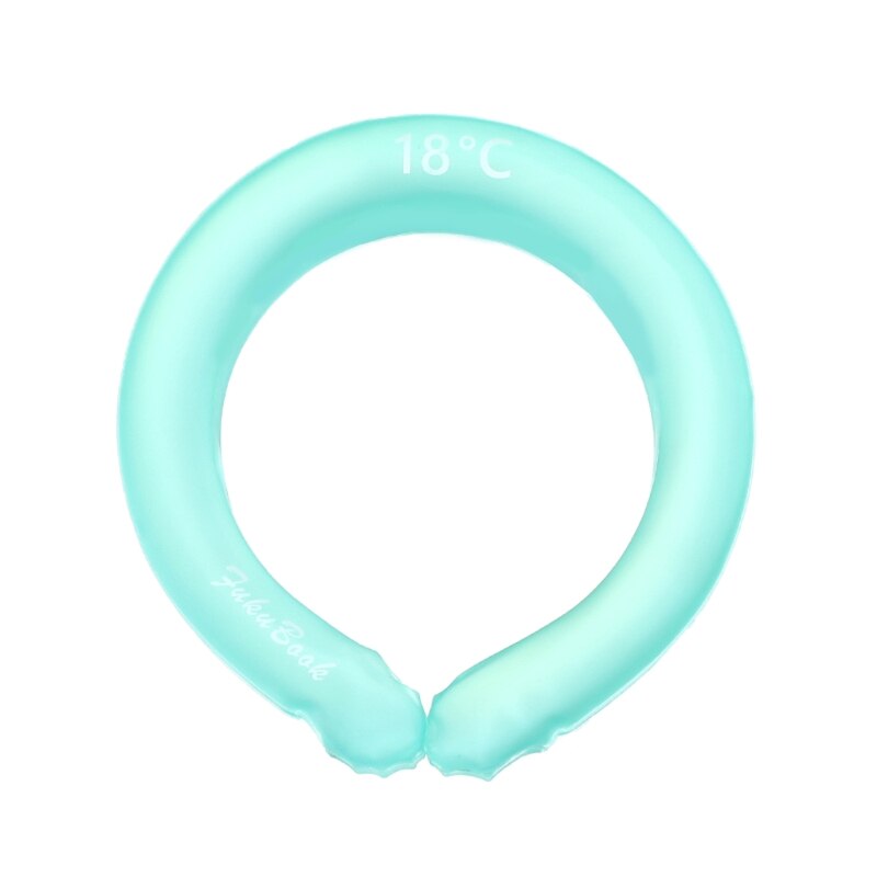 Cooling Neck Wraps | Wearable Neck Cooling Tube for Summer Heat I Hands free Cold Gel Ice Pack | Reusable Neck Cooler: blue