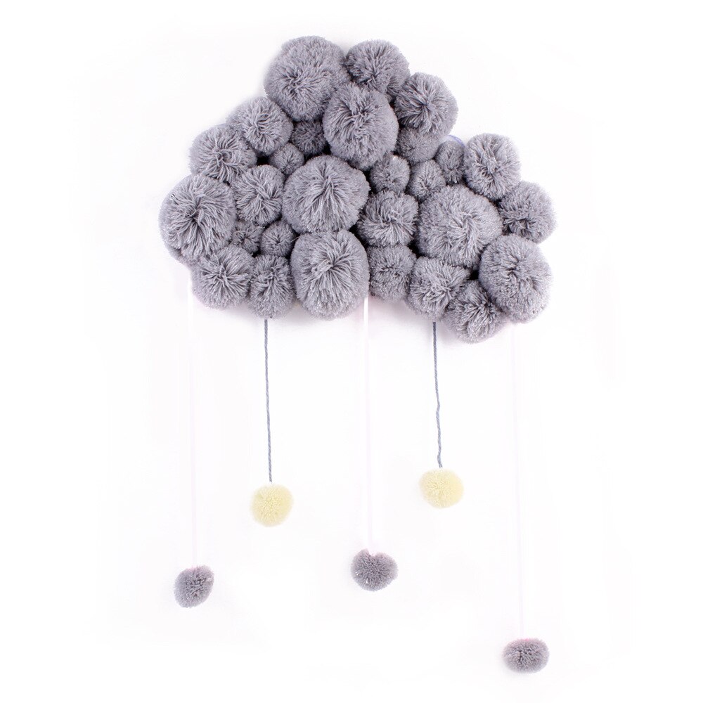 eins Kurze Korallen Plushball Neugeborenen Baby Zimmer Dekor Fotografie Requisiten Baby Schlafzimmer Dekoration Befriedung Spielzeug für Baby Bettwäsche: grau