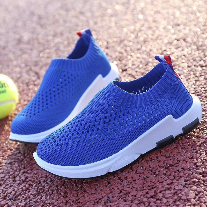 Sommer freundlicher Schuhe Gittergewebe Atmungsaktive freundlicher Schuhe Für Mädchen und Jungen Licht-gewicht lässig Sport Schuhe freundlicher stricken Turnschuhe: 3 / 4,5