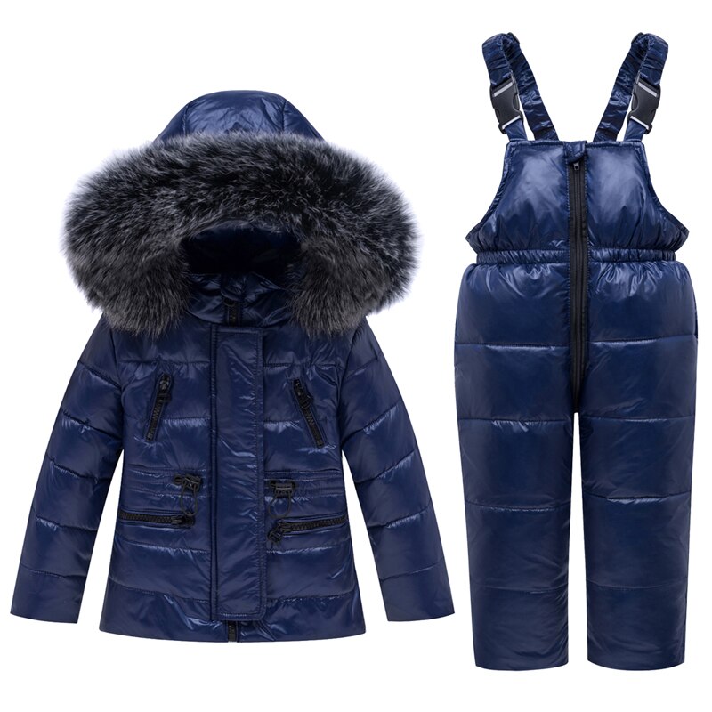 Rusland Kinderen Winter Jas Jas Waterdicht Overalls Voor Kinderen Baby Boy Meisje Kleding Snowsuit Peuter Parka Donsjack