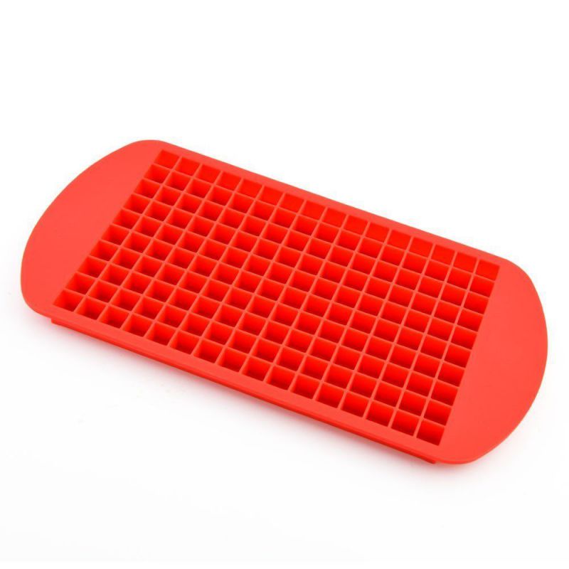 1PCS Silicone Eco-friendly Food Grade 160 Cavity Ice Cube Tray Mini Ice Cubes Small Square Mold Ice Maker LH8s: PI0039R
