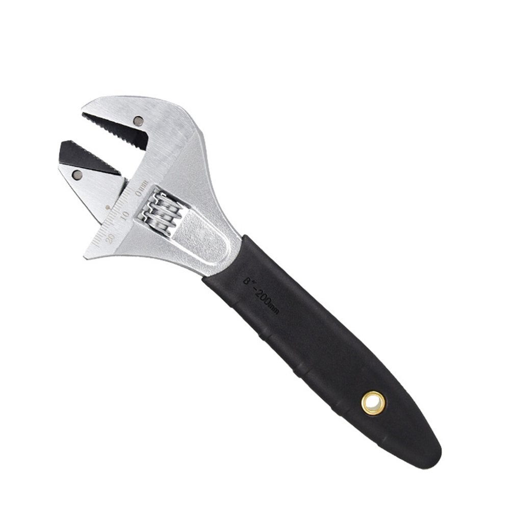 Wide Adjustable Wrench Universal Spanner Key Nut Wrench 8 Inch 10 Inch Large Opening Adjustable Spanner Repair Hand Tools