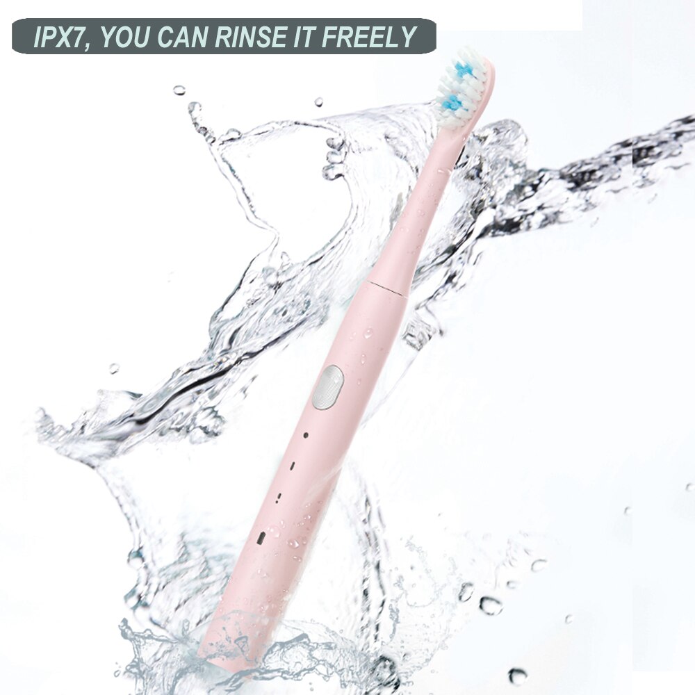 Sonic sähköhammasharja usb ladattava kannettava hammasharja hampaiden puhtaaseen elektroniseen hammasharjaan matkoille ja kotikäyttöön