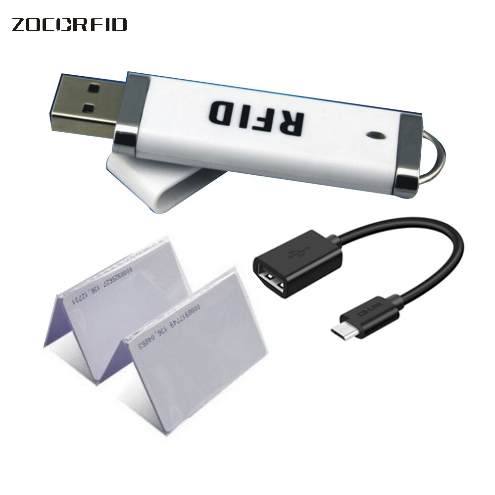 Portable Mini USB RFID ID Card Reader 125Khz Card Reader/125KHZ EM card reader USB KBW port