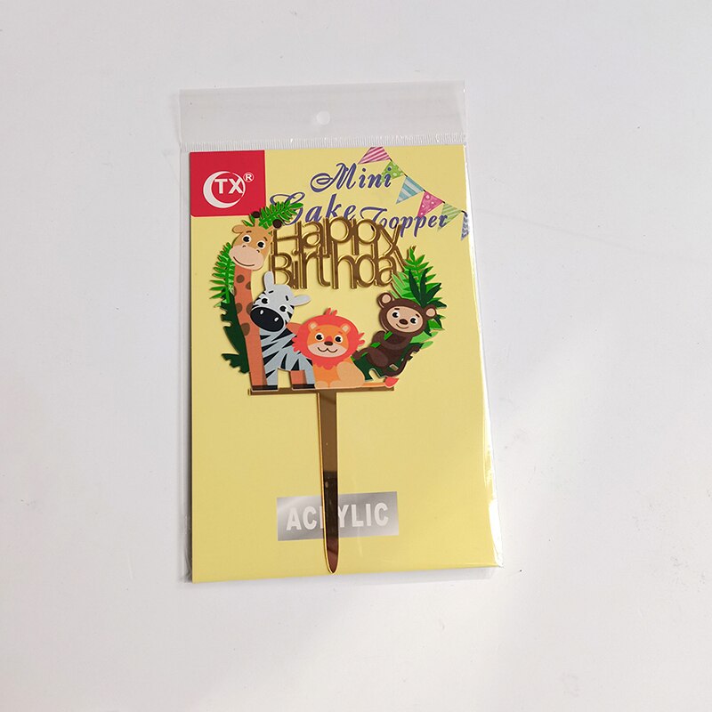 Happy Birthday Cake Topper Letter Acrylic Cake Topper For Kids Birthday Party Astronaut Spacecraft Cake Decorations Baby Shower: 12