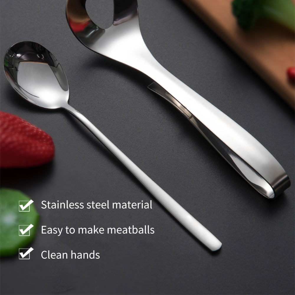 Meatball Maker Spoon Stainless Steel Non-Stick Meatball Maker Cooking Tools Kitchen Gadgets And Accessories