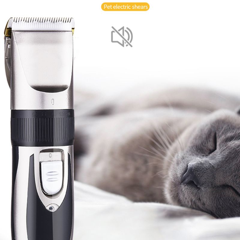 Electric Pet Hair Clippers Dog Fur Trimmer Grooming Hairdresser Kit Rechargeable Cordless Haircut Machine
