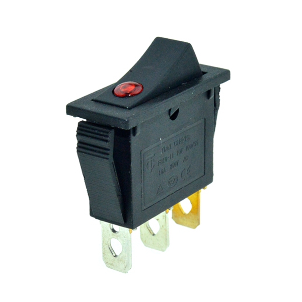 Rocker Switches 2 Pin 3 Pin ON/OFF ON/OFF/ON SPST SPDT Black Red Green Dot Light Boat Switch 2 Position 28X10mm Mount 15A 250V: Red Dot ON-OFF(SPST)