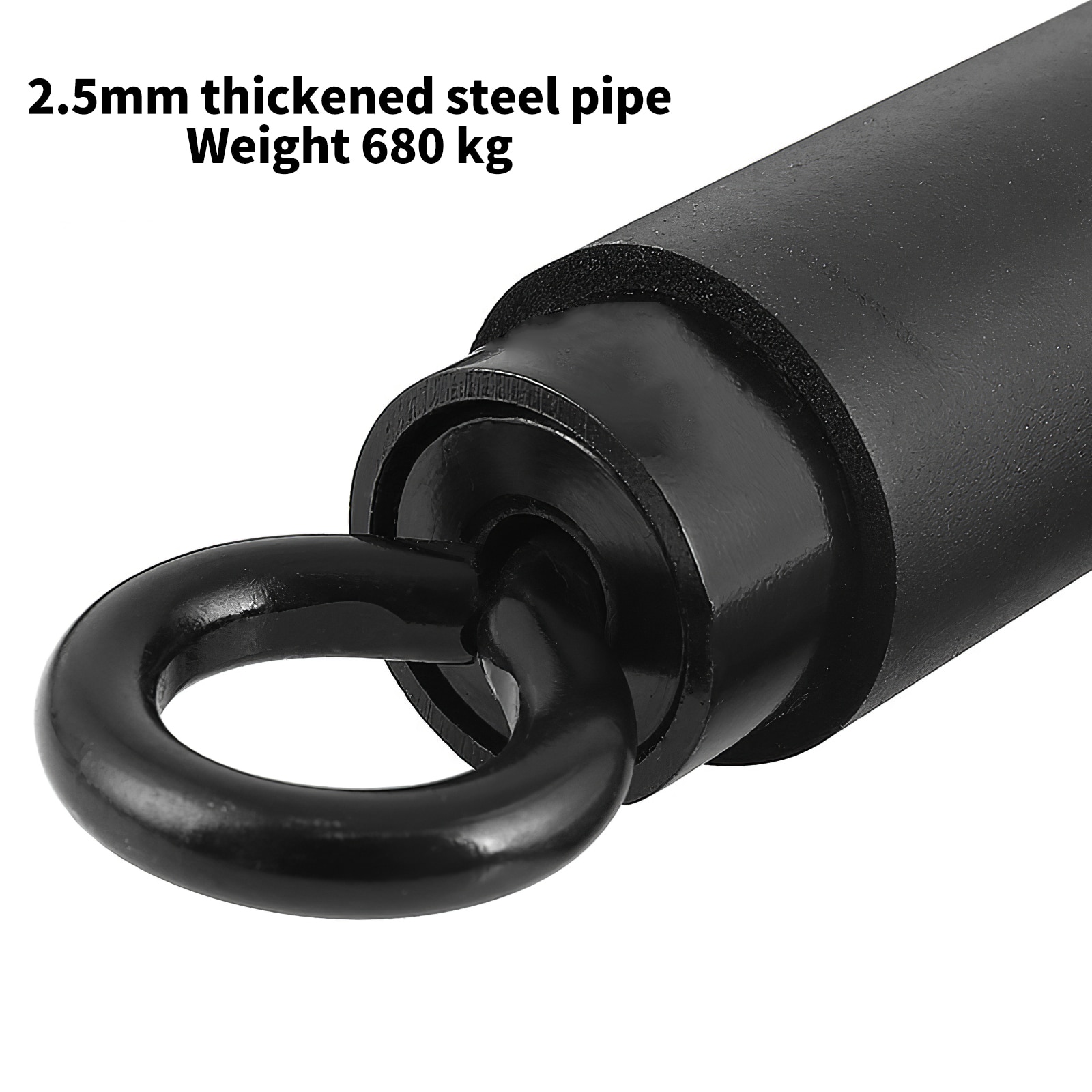 Exercise Putter Triceps Pull-Down Rod Rubber Handle Disassemble Straight Bar For Strength Triceps Training Pull-Down Rod Fitness