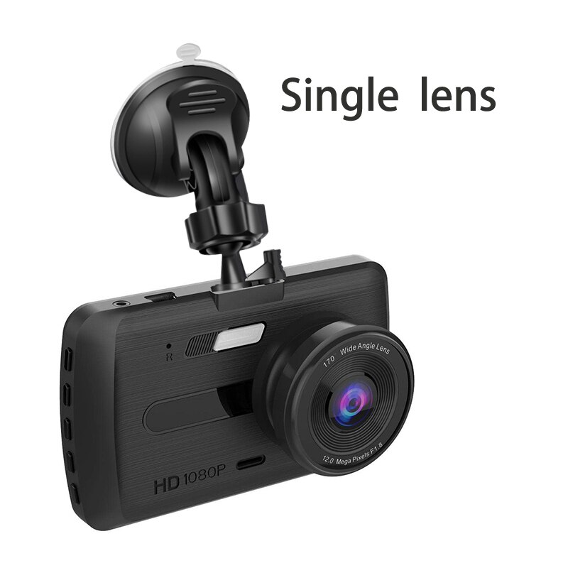 Fuld 1080p dash cam dvr dash kamera bil videooptager dvr kamera dashcam 170 ° vidvinkel loop optagelse nattesyn g-sensor: Bil dvr / 8g