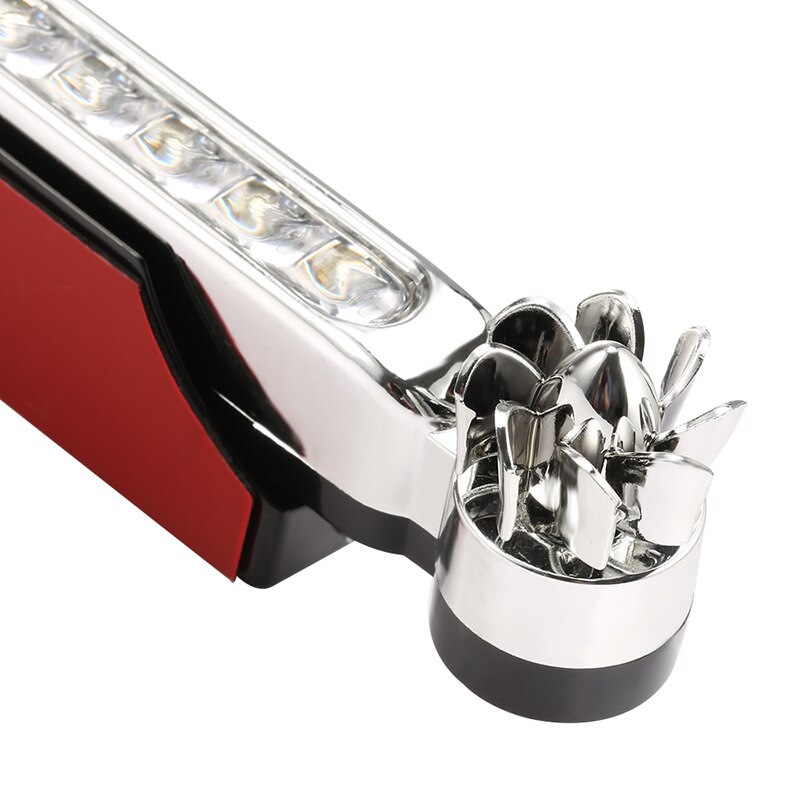 Motorrad Tagfahrlicht Warnung 8-LED Wind angetrieben Auto Weiß