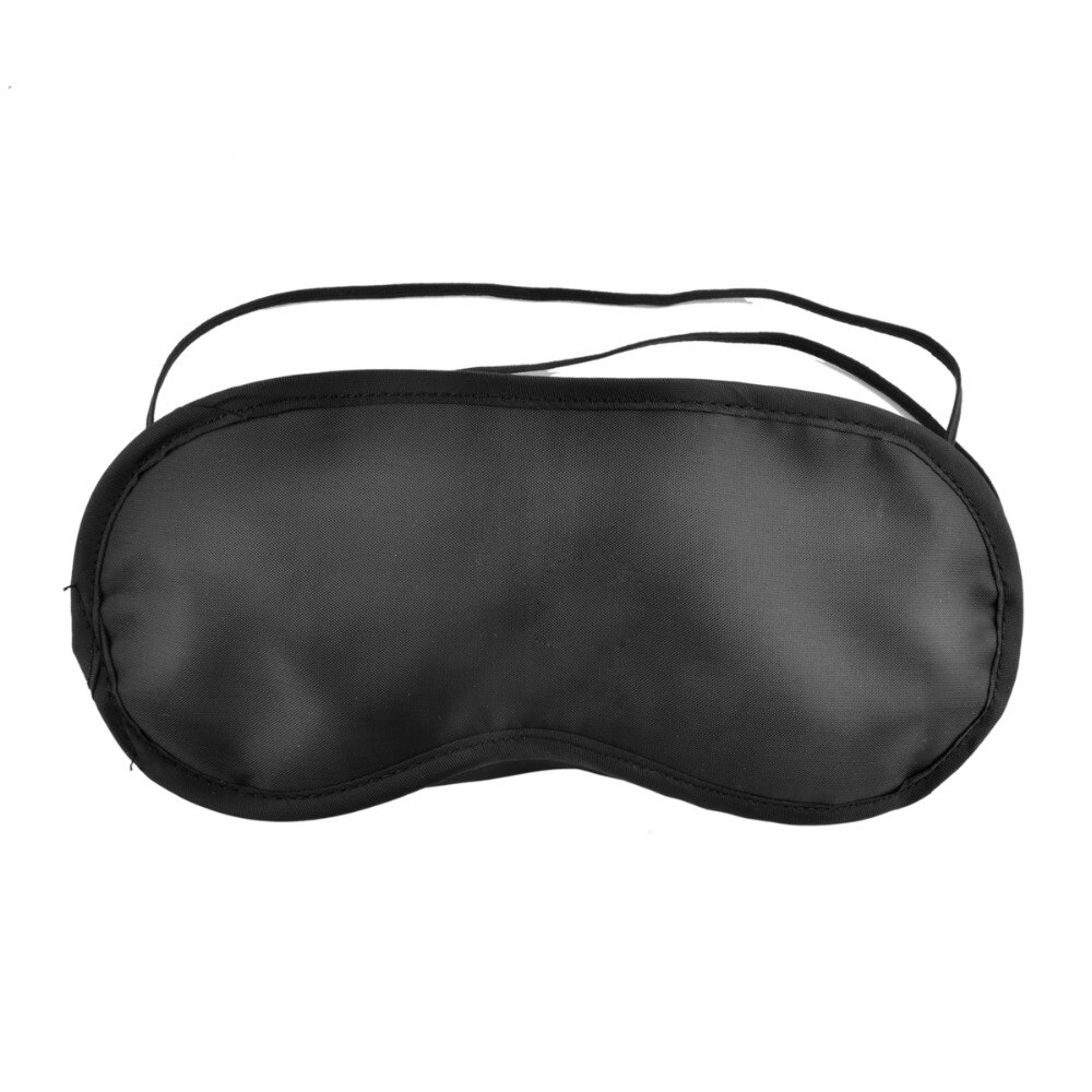 10pcs Soft Sleep Eye Patch Blackout Glasses Fatigue Mitigation Nerve Breathable Cool Travel Sleep Rest Aid Eye Mask Portable: Black