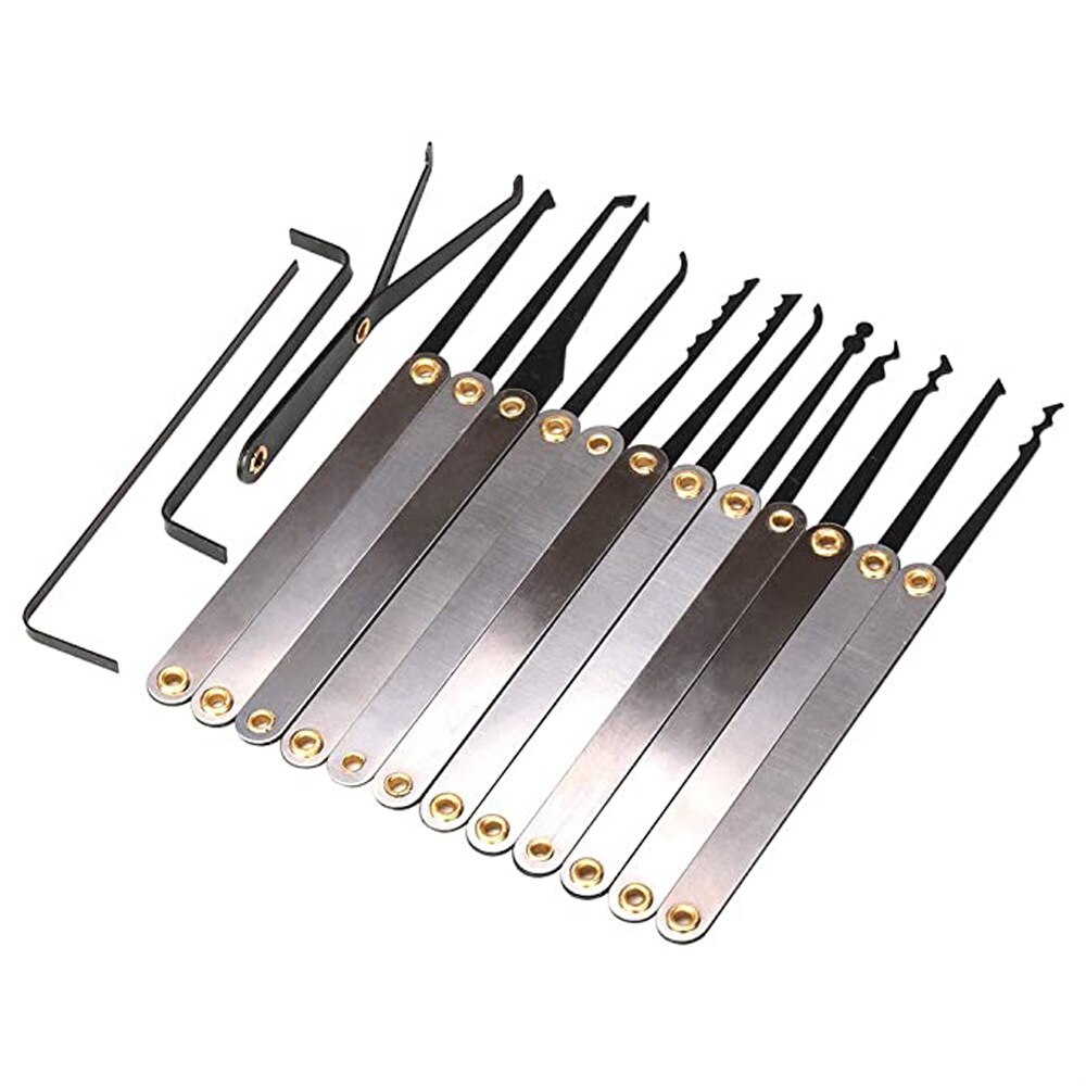 15PC plus przezroczysta kłódka praktyka blokada praktyka blokada gorąca sprzedaż odblokuj klucz kombinowany