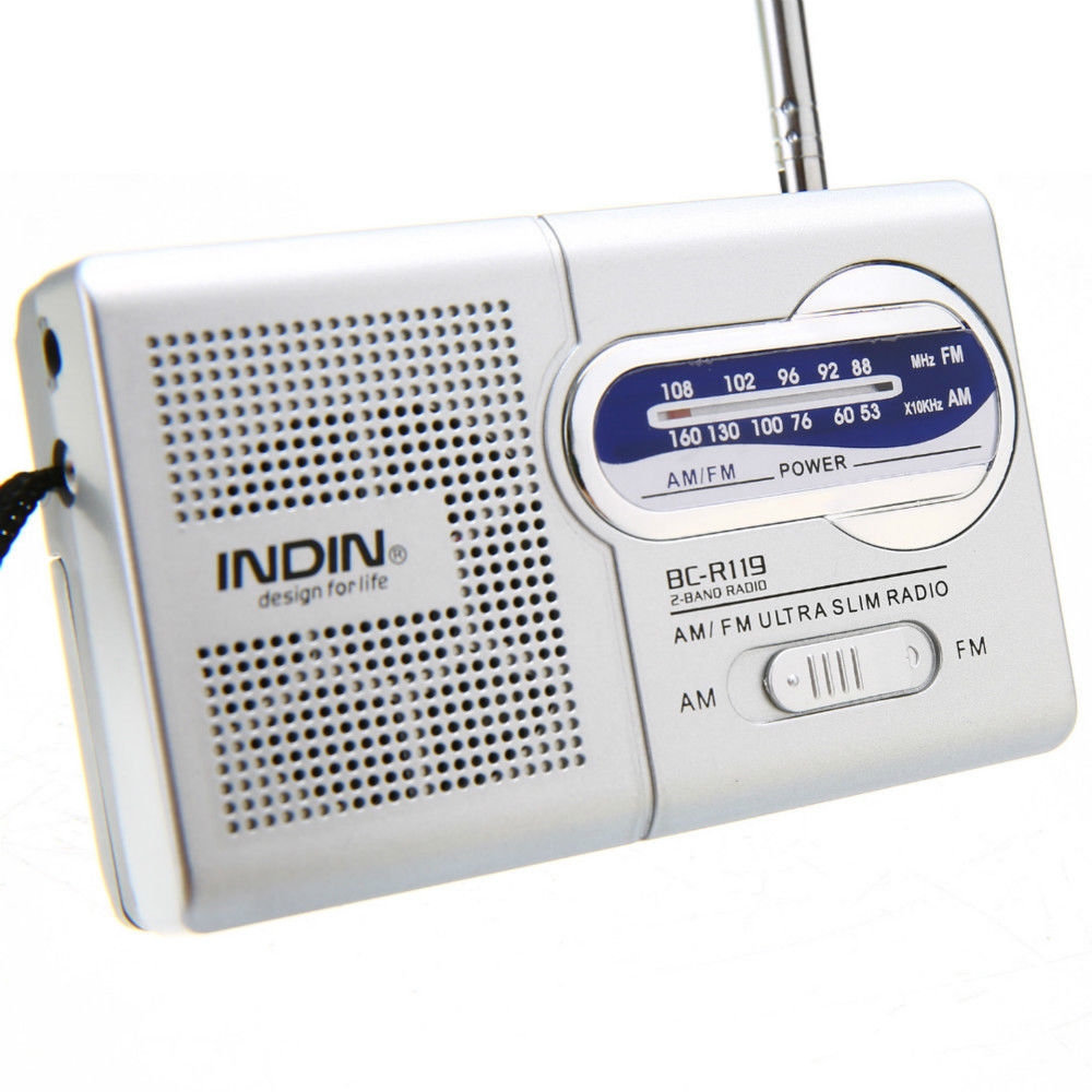 Mini udendørs radio bærbar am/fm radioantenne teleskopmodtagerantenne 3 v multifunktions ældre højtydende radio