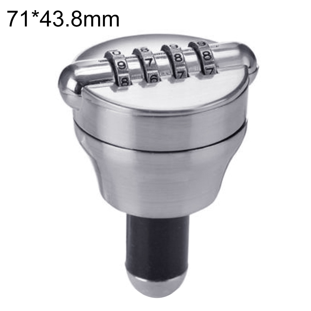 4 chiffres en alliage de Zinc bouchon de bouteille de vin combinaison de liège serrure de mot de passe sûre nice: Default Title