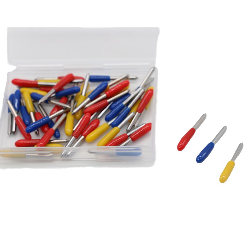 30/45/60 Degrees Roland Cricut Plotter Blade Knife Cutter Blades Vinyl Cutter Offset Knife Blade for Carving Tool Milling Cutter