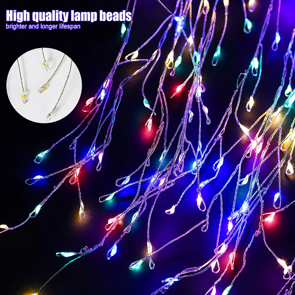 200 Leds Solar Tuinverlichting Outdoor Solar Wilg Vuurwerk Licht LED Kerst Decor Lichtslinger Gazon Fairy Light