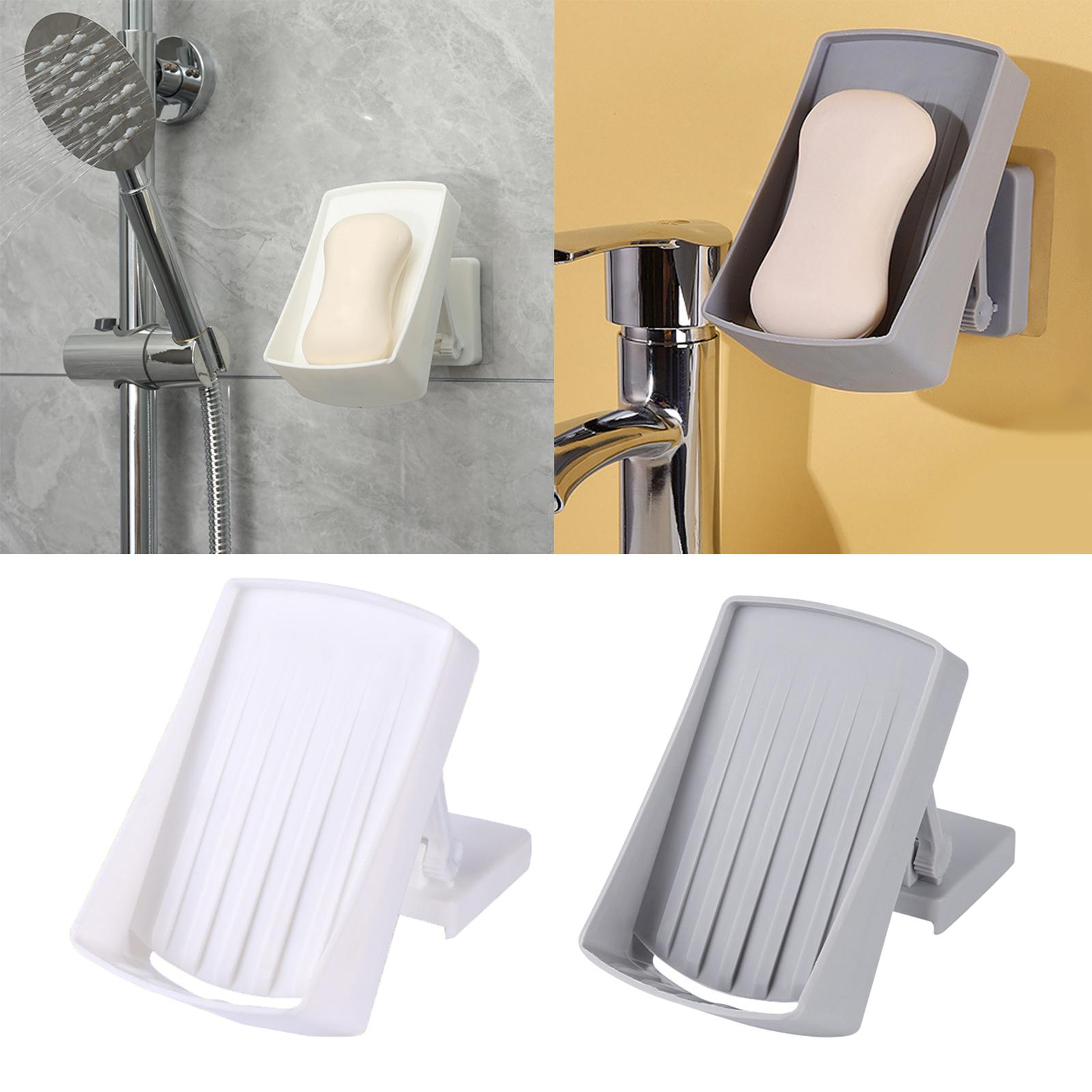 Soap Dishes with Slotted Drain Soap Saver for Countertop Bath Soap Container