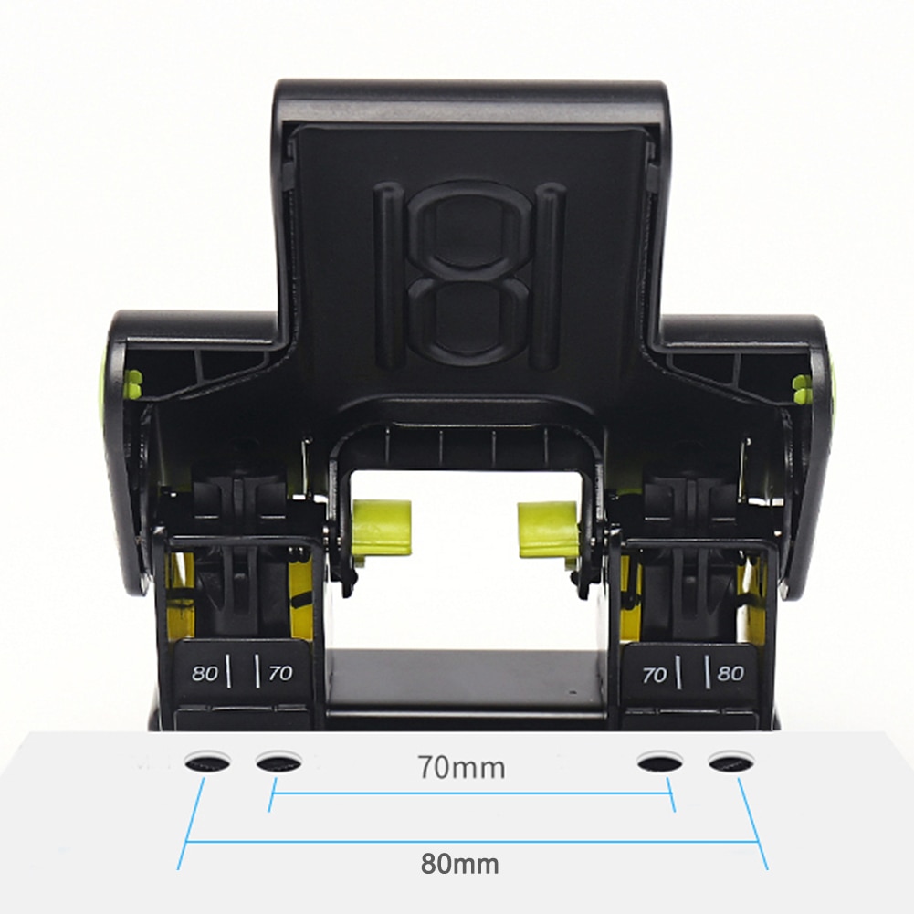 Metal Heavy Duty 2 Holes Puncher Cutter Hand Paper Scrapbooking Punches 70 Pages Paper Hole Puncher Office Binding Stationery