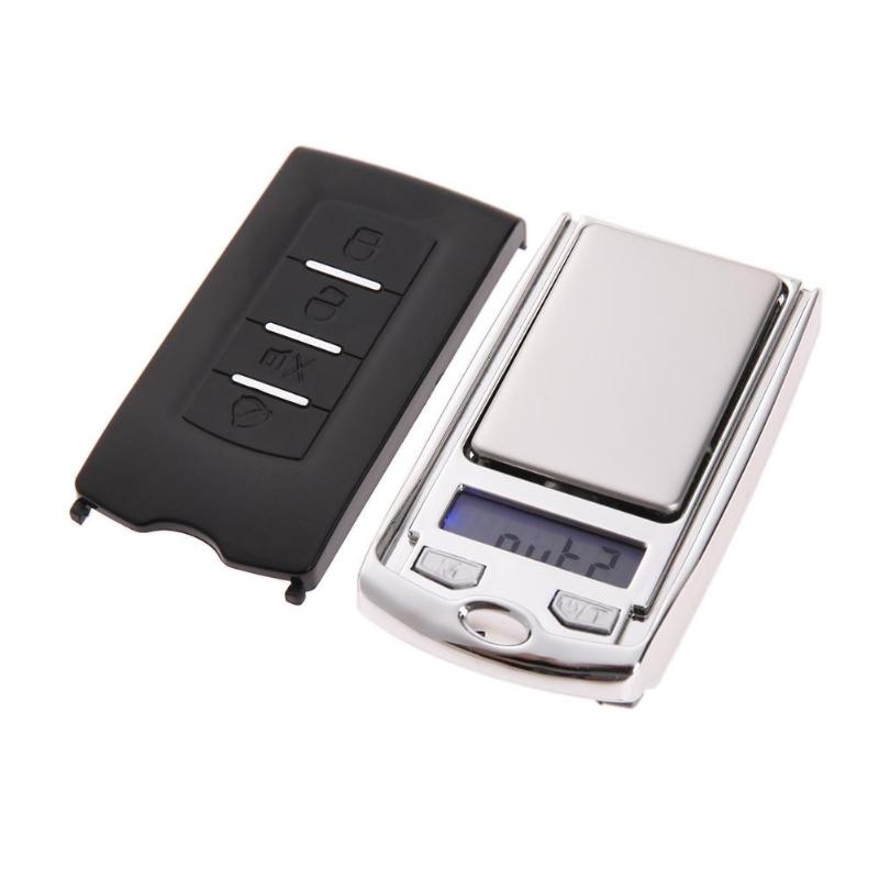 Mini Balance numérique de précision en forme de clé de voiture, Portable, pour bijoux, Balance électronique, outil de poids 200g 0.01g: Default Title