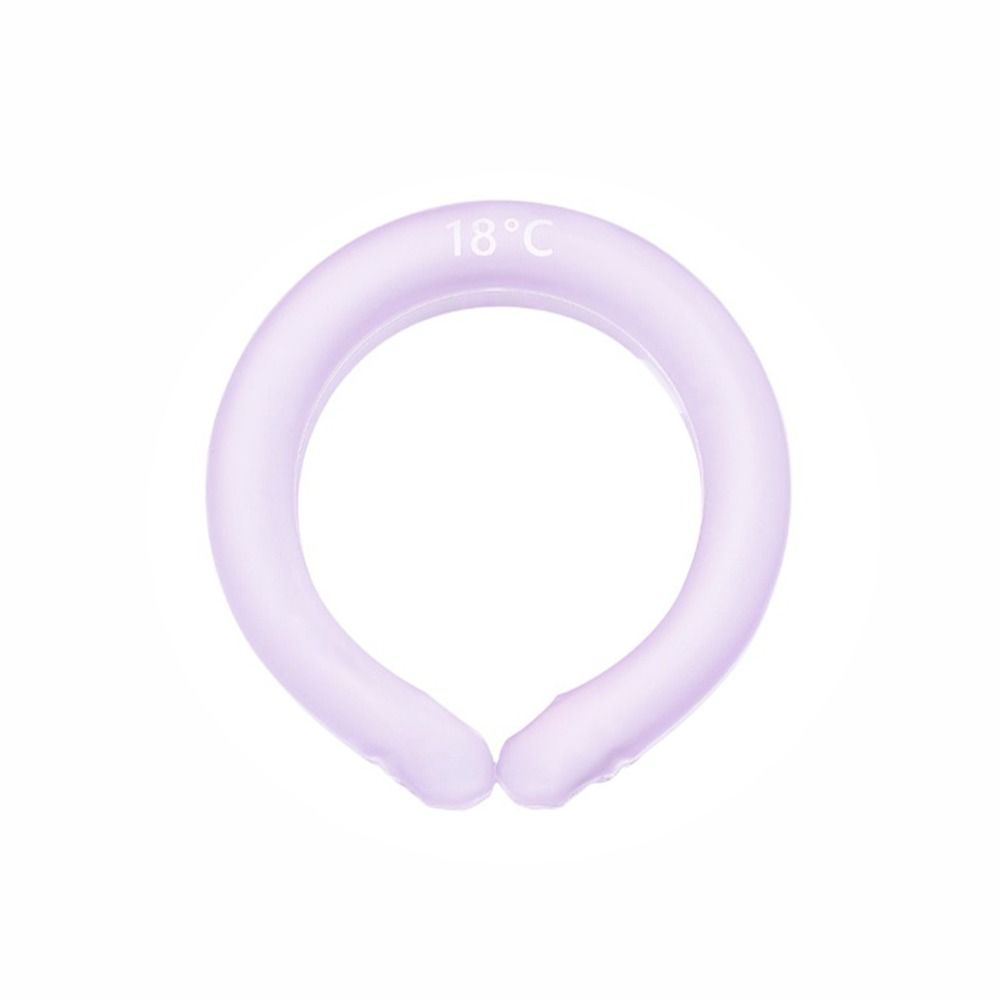 Collar Tube Neck Cooler Ice Pack Reusable Neck Cooling Ring Ice Maker Gel Liquid Cooling Neck Wraps Fitness: Red