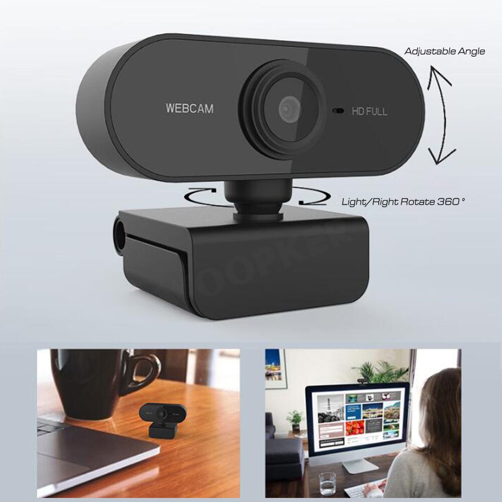 HD Video 1080p Camera Webcam Microphone Camera 360 Degree Rotation Ubuntu System for Robot Car Program Project