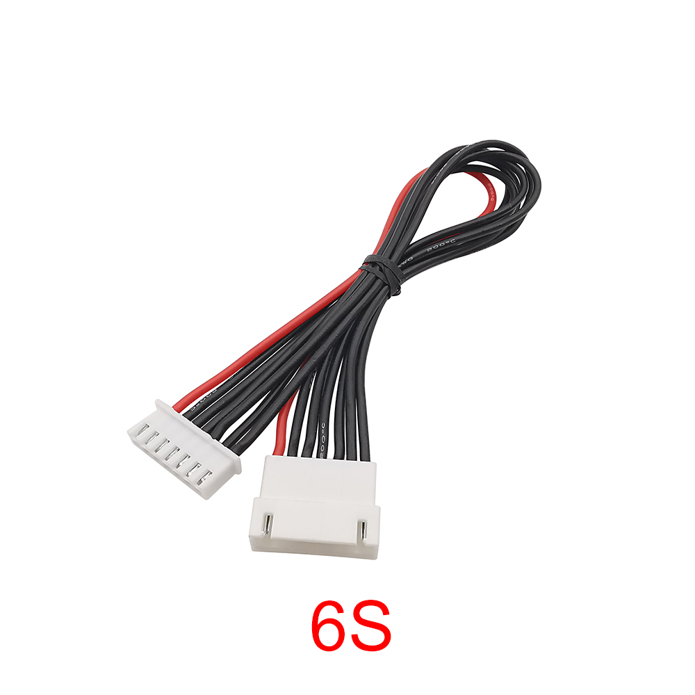 5 stk. 2s 3s 4s 5s 6s 7s 8s lipo-balanceledning, forlængerkabel, opladet ledning, 22 awg 20cm jst-xh-stik, silikonekabel: Elfenben