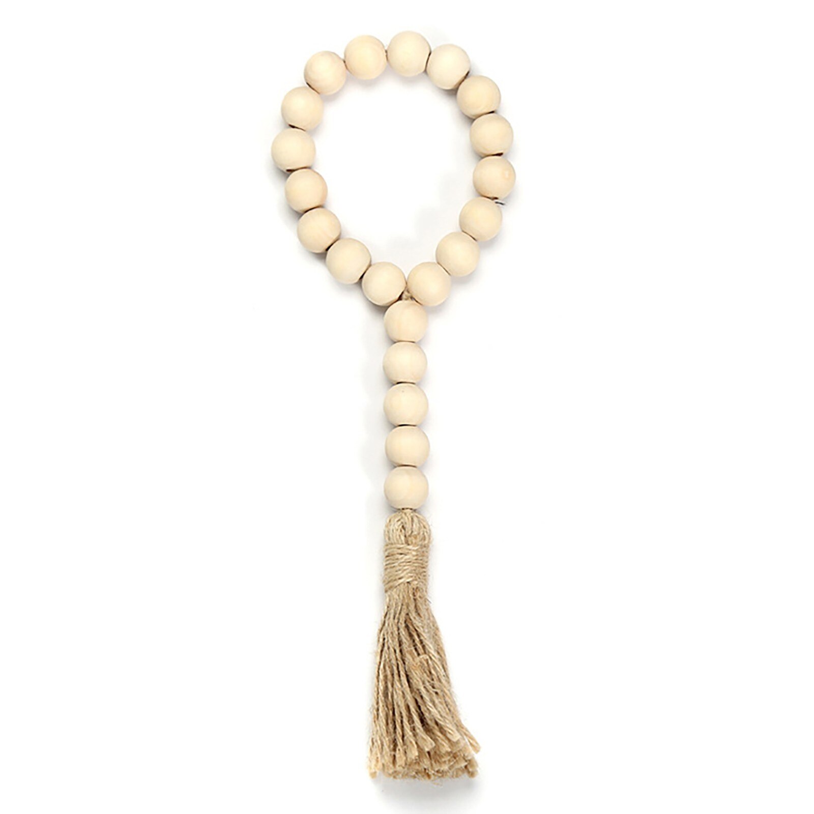 Bohemian Style Tassel Natural Wood Bead Garland Large Wall Hanging Decoration Hanging Decorations Home Decorations Garden Decor: B