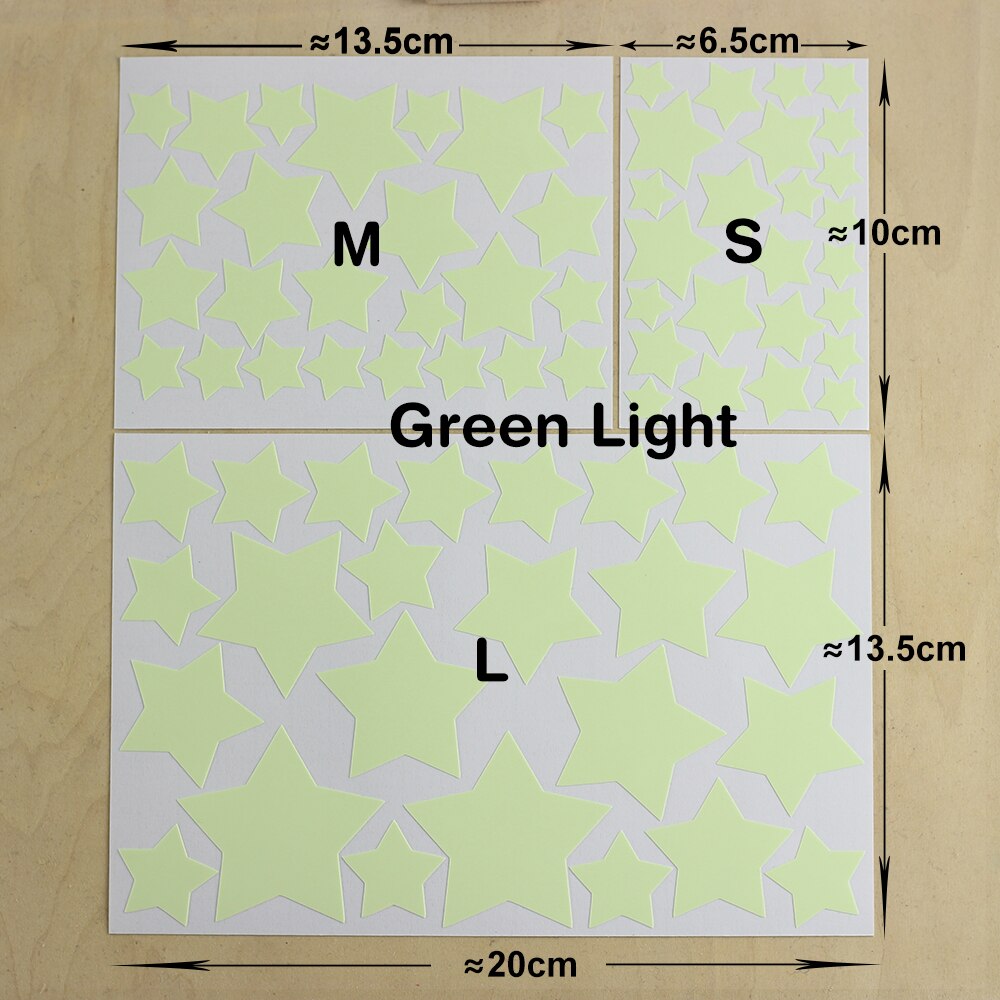 Glow in the Dark Stars Stickers for Ceiling Decoration Kids Room Baby Bedroom DIY Wall Sticker Home Decor Luminous Sticker Decal