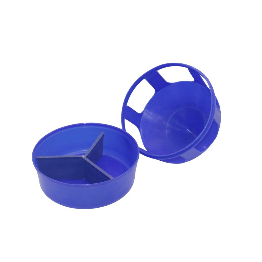 6 Sets Bird feeder Pigeon trough Aviculture industry Pigeon equipment Blue