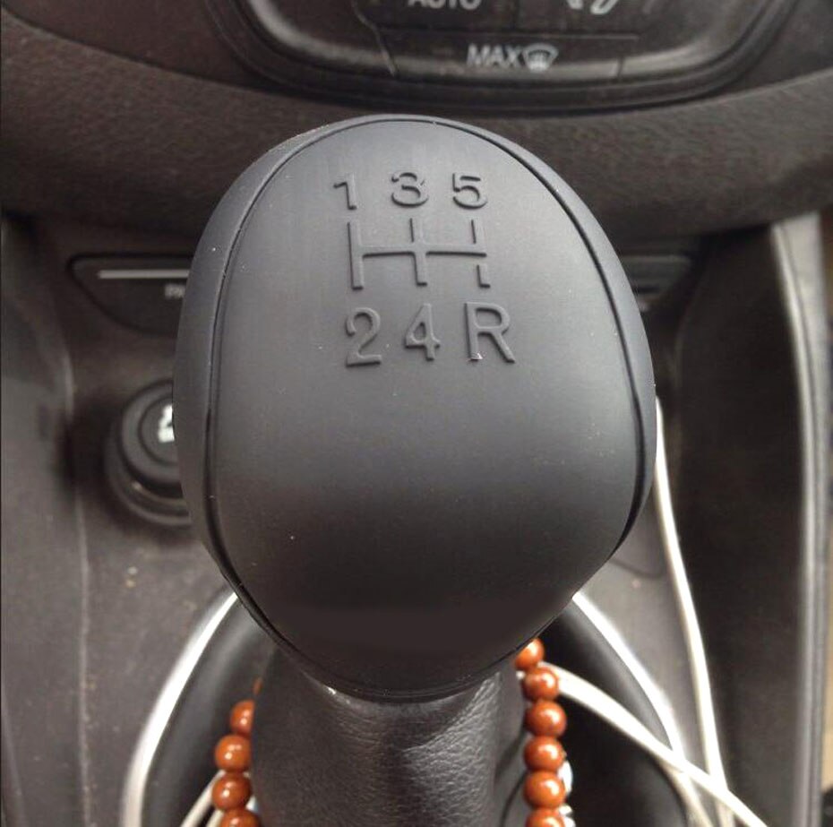 Upgraded Universal Car Silicone Gear Head Shift Shifter Knob Cover Gear Shift Collars Handbrake Car Hand Brake Covers Skin