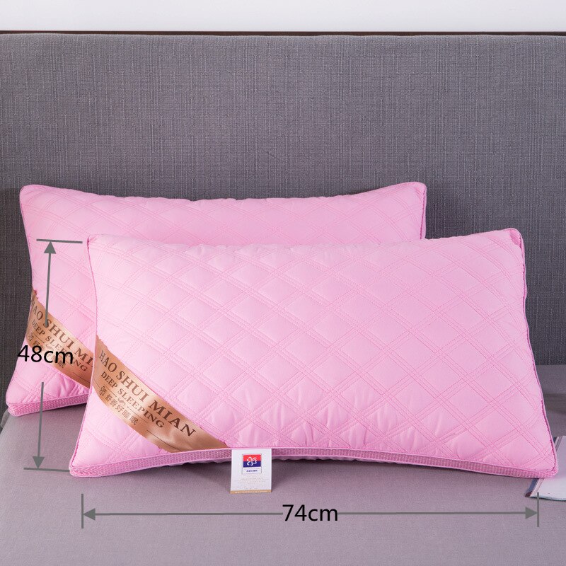 simple Double confortable cou oreiller hôtel oreiller étudiant dortoir plume cou oreiller