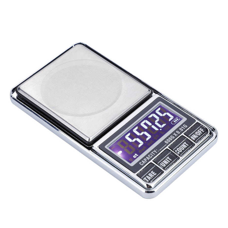 Pocket Weight Scale Economy High Scale LCD Screen Jewelry Store for Kitchen Home Indoor