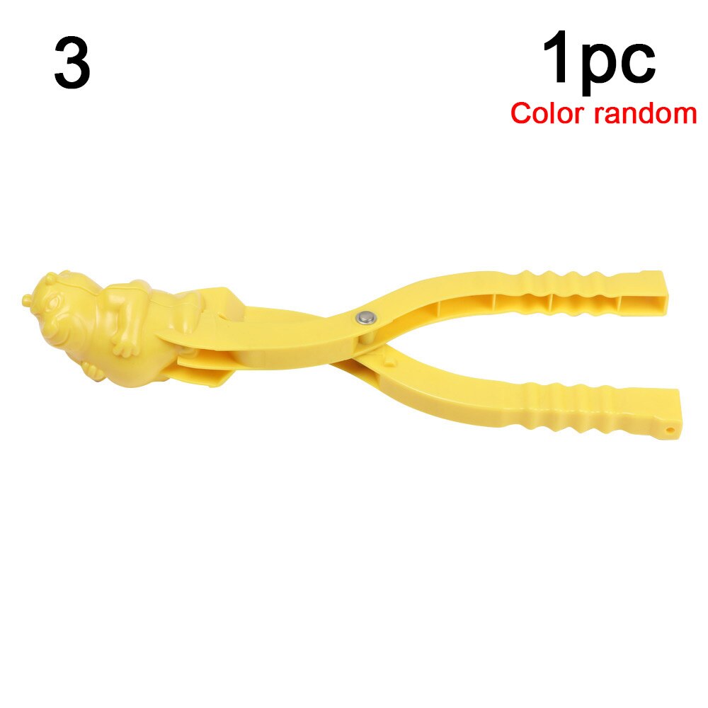 Plastic Snowball Maker Clip for Snowball Fight Safety Cartoon Duck Snow Shovel Winter Snow Sand Mold Tool Outdoor Fun Sports: 3-random color