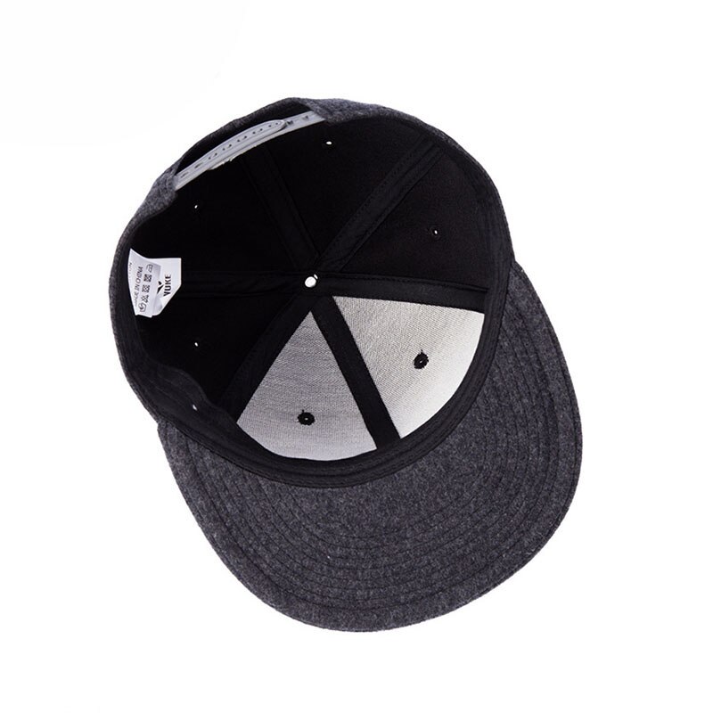 Solid Wollen Doek Baseball Caps Geschikt Voor Middelbare Leeftijd Mannen Caps Voor Afgeplatte Herfst Winter Warm Snapback Hoed