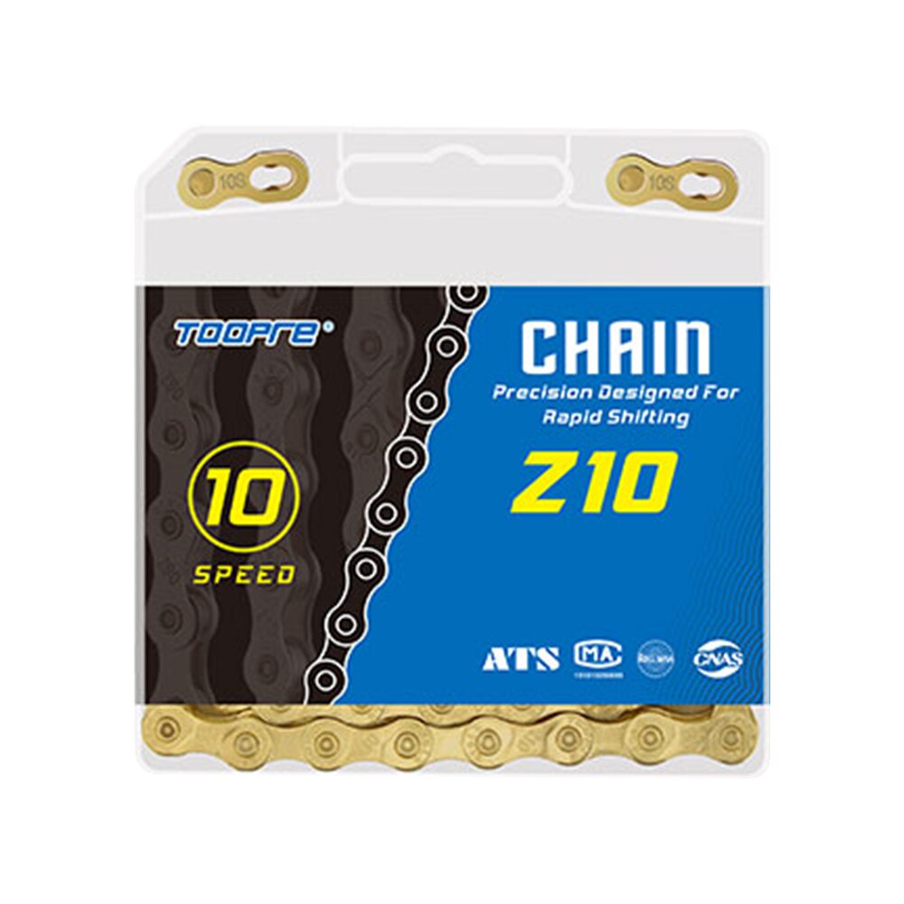 /8/9/10/11 cadena para bicicleta de velocidades de velocidad Variable de 116 enlaces de bicicleta MTB Anti-oxidación cadenas Chapado En Oro accesorios de bicicleta de ciclismo: 10S