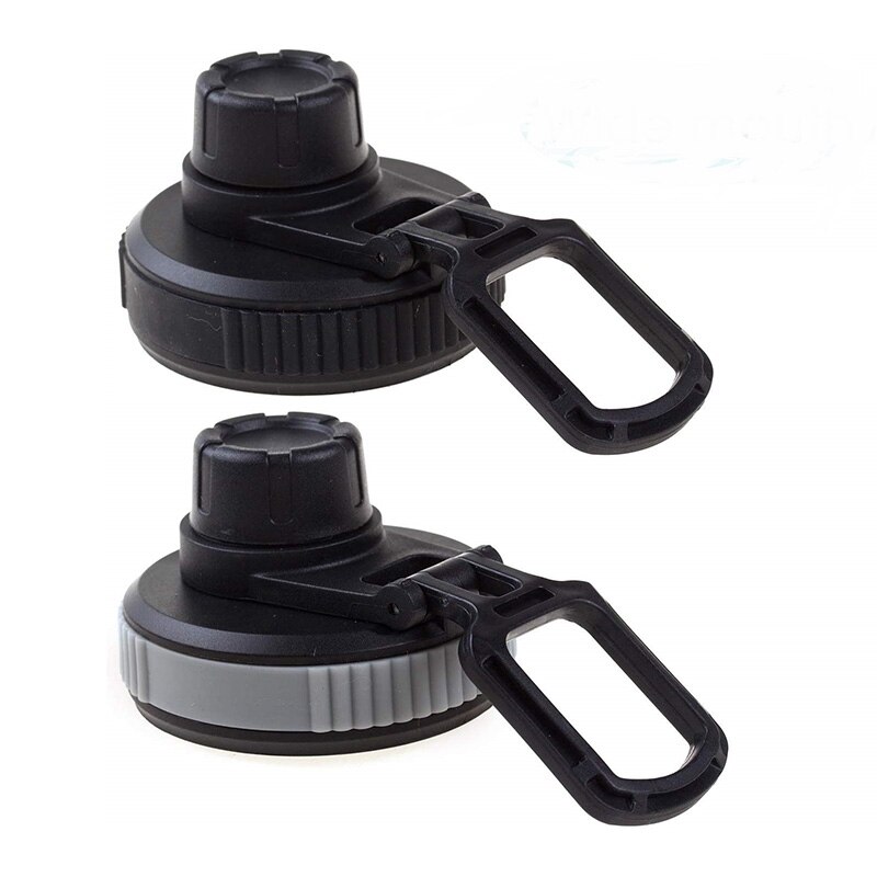 2 pièces bouchon de buse pour flacon Hydro Large bouche sport bouteille d'eau larges rabats grande poignée facile à transporter Compatible avec la plupart des Wi