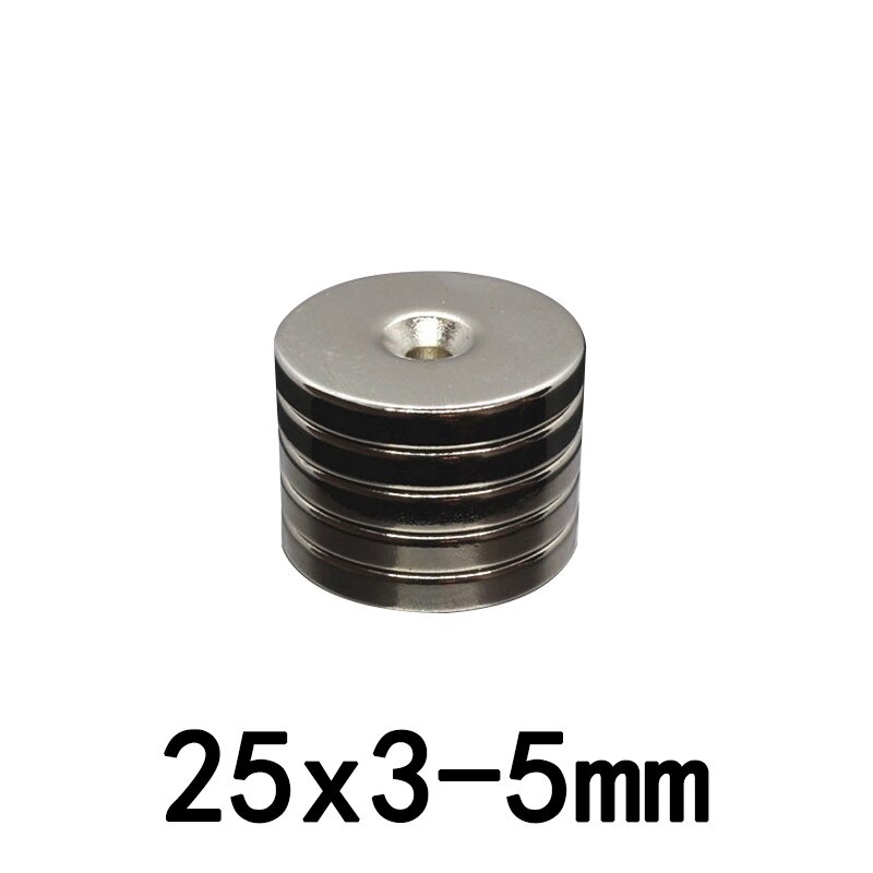 5/10/20 Pcs Permanente 25x3-5mm Ndfeb Sterke Magneten Krachtige Magnetische Ronde Magneet Neodymium Magneten 25*3-5mm