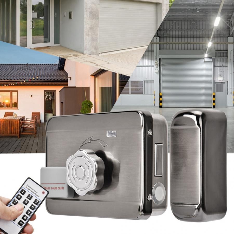 Intelligent smart door lock Electronic Door Access Intelligent Remote Control System ID Single Head 12V Lock door handle lock